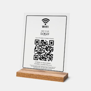 QL-Code für Unternehmen Office Internet Scan Conne Acrylschild