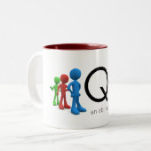 QLess Tasse (Vorderseite Links)