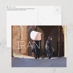 Qom, Iran Reise-Postkarte Postkarte