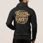 QOTSA Merch: Schwarze Männer Hoodie (Rückseite)