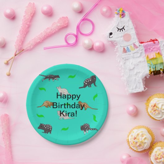 Qoulls Birthday Pappteller (Party)