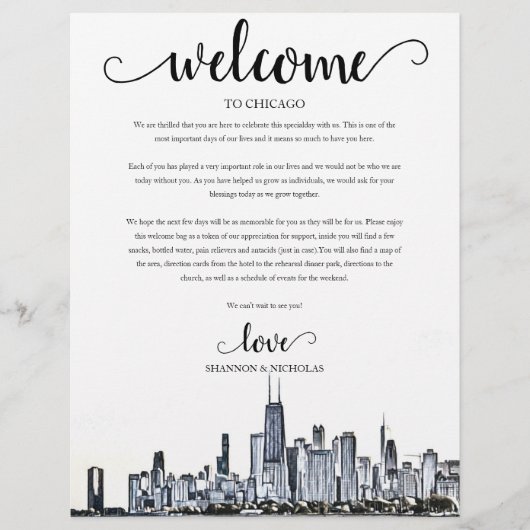 QPC Wedding Weekend Begrüßungsreise (Vorderseite)