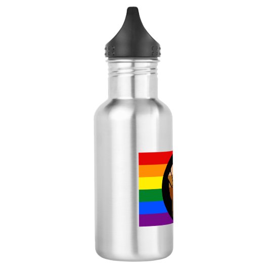 QPOC Pride Edelstahlflasche (Links)