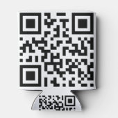 QR с о de. Qr-Code. Strichcode Dosenkühler (Rückseite)