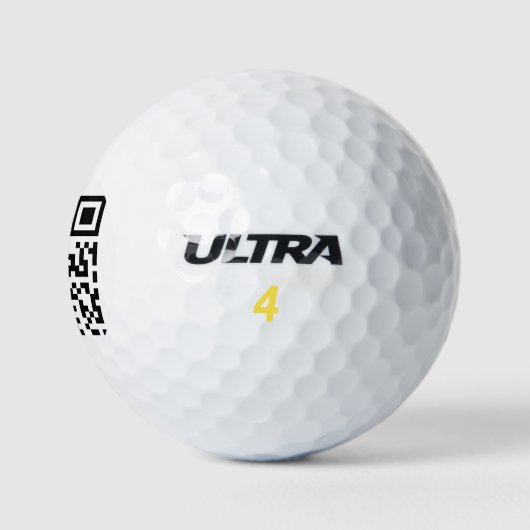 QR с о de. Qr-Code. Strichcode Golfball (Logo)