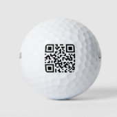 QR с о de. Qr-Code. Strichcode Golfball (Vorderseite)