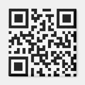 QR с о de. Qr-Code. Strichcode Magnet (Vorne)