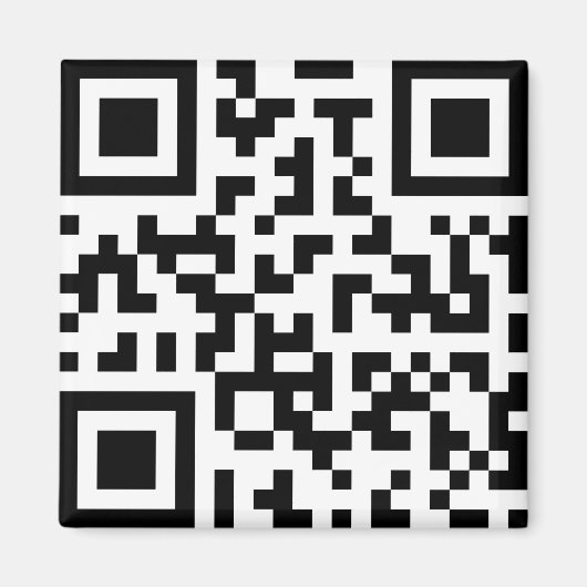 QR с о de. Qr-Code. Strichcode Magnet (Vorne)