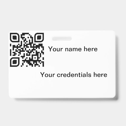 Qr-Abzeichen Ausweis (Vorderseite)