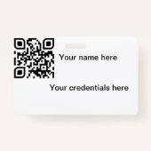 Qr-Abzeichen Ausweis (Vorderseite)
