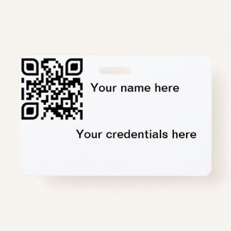 Qr-Abzeichen Ausweis