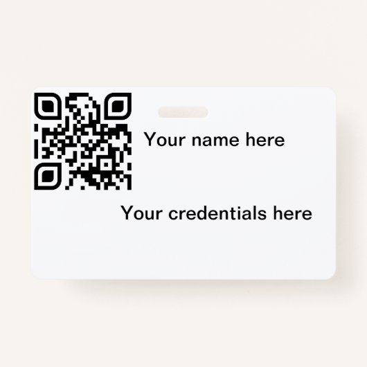 Qr-Abzeichen Ausweis (Vorderseite)