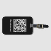 QR-Abzeichen Gepäckanhänger (Vorderseite (Horizontal))