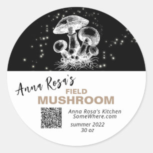 *~* QR AP30 PILZ - DEHYDRATISIERTE KONSERVIERUNG F RUNDER AUFKLEBER