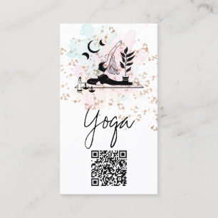 *~* QR AP33 Rainbow Spiritual Chakra Celestial Visitenkarte