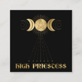 *~* QR - AP8 DANK IHNEN Gold Star Review TAROT - Begleitkarte (Rückseite)