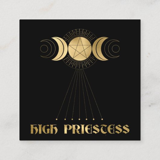 *~* QR - AP8 DANK IHNEN Gold Star Review TAROT - Begleitkarte (Rückseite)