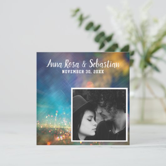 *~* QR AR6 Save the Date FOTO Hochzeitswebsite (Stehend Vorderseite)