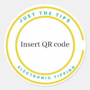 QR-Aufkleber Runder Aufkleber