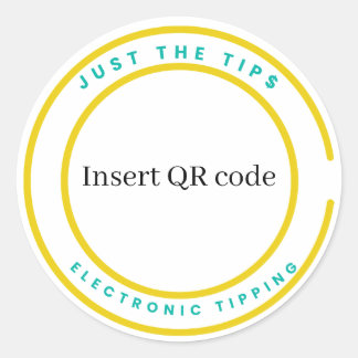 QR-Aufkleber Runder Aufkleber
