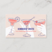 QR Beruflicher Barkeeper Visitenkarte (Vorderseite)