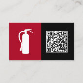 QR Brandsicherheit Visitenkarte (Vorderseite)