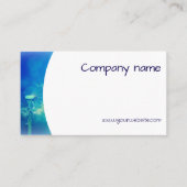 QR Business Card für Minimalistische Blowballfotog Visitenkarte (Vorderseite)