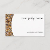 QR Business Card für Minimalistische Muscheln Visitenkarte (Vorderseite)