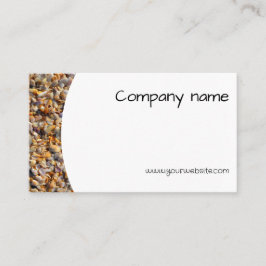 QR Business Card für Minimalistische Muscheln Visitenkarte