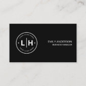 QR Business Card für moderne Personalisierte Logos Visitenkarte (Vorderseite)