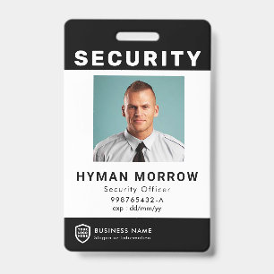 QR Business ID-Logo   Mitarbeiter des Sicherheitsd Ausweis