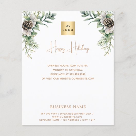 QR Business Werbeaktion Flyer (Vorne)