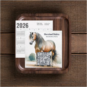 QR-Code 2026 Kalender Visitenkarte