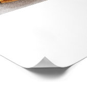 QR-Code-2-Foto für Monogramme oder Add-Logos Poster (Ecke)