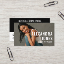 Qr Code 2 Soziale Icons Vorlage für Haarstil