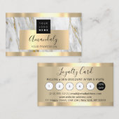 QR-Code 5-Farbtöne für das Logo "Goldmarmor" Visitenkarte (Vorne/Hinten)