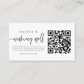 QR-Code-Abschluss für den Brunnen Begleitkarte (Vorderseite)