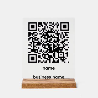 QR-Code-Acryl-Schild Acrylschild
