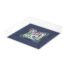 QR Code Akryltusche