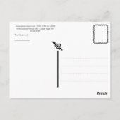 QR-Code-Angebotsankündigung Postkarte (Rückseite)
