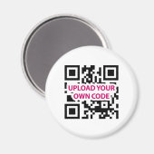 QR-Code anpassbar Magnet (Vorderseite/Rückseite)