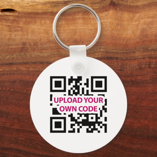 QR-Code anpassbar Schlüsselanhänger (Vorderseite)
