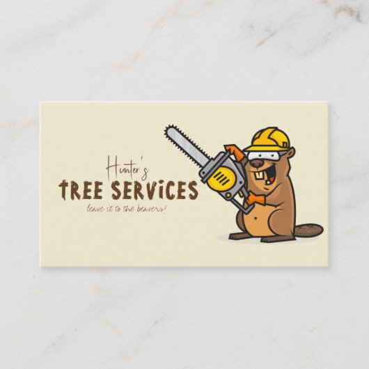 QR Code Arborists Forest Tree Care Landscaping Visitenkarte (Vorderseite)