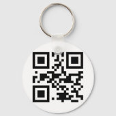 QR-Code "ATHEIST" Schlüsselanhänger (Vorderseite)