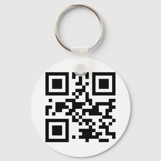 QR-Code "ATHEIST" Schlüsselanhänger (Vorderseite)