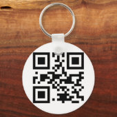 QR-Code "ATHEIST" Schlüsselanhänger (Vorderseite)