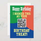 QR-Code auf einer Karte (Vorne/Hinten)