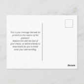 QR-Code auf einer Weihnachtspostkarte Postkarte (Rückseite)