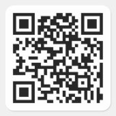 QR-Code - Aufkleber (Vorderseite)