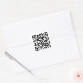 QR-Code - Aufkleber (Umschlag)